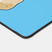 Abbildung des Kauliblumen-Cartoon Schreibtischunterlage (Ecke)