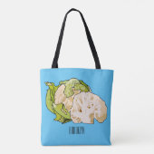 Abbildung des Kauliblumen-Cartoon Tasche (Rückseite)