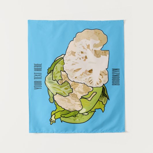 Abbildung des Kauliblumen-Cartoon Wandteppich (Vorderseite)