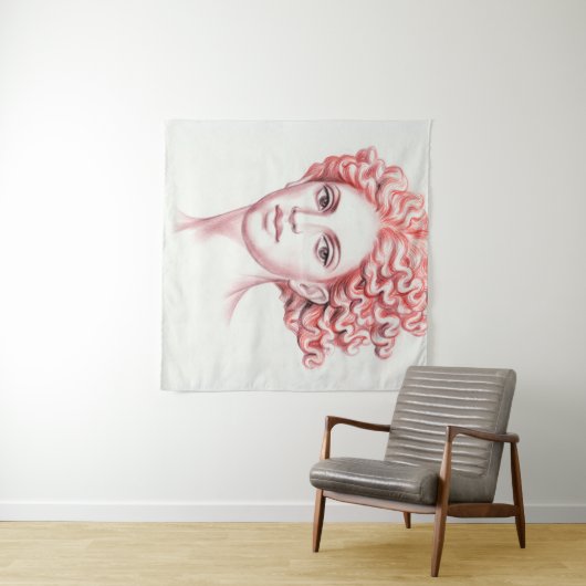 Abbildung des Kopfbestandes Wandteppich (Beispiel (Horizontal))