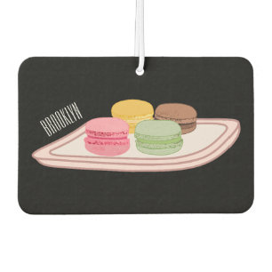 Abbildung des Macaron-Cartoon Autolufterfrischer