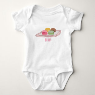 Abbildung des Macaron-Cartoon Baby Strampler