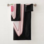 Abbildung des Macaron-Cartoon Badhandtuch Set (Insitu)