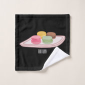 Abbildung des Macaron-Cartoon Badhandtuch Set (Waschlappen)