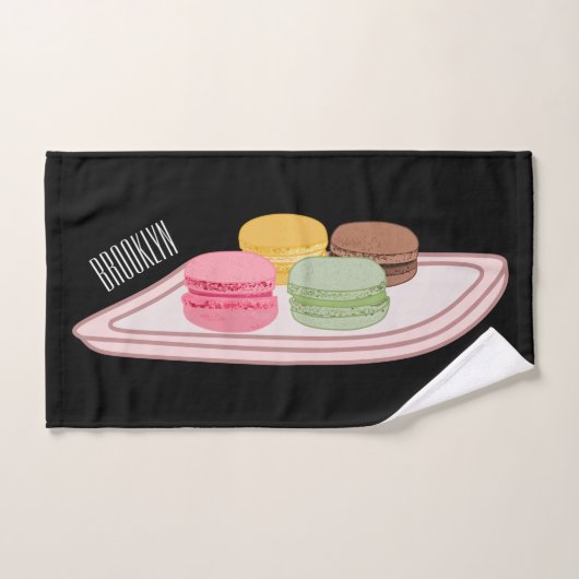 Abbildung des Macaron-Cartoon Badhandtuch Set (Handtuch)
