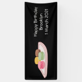 Abbildung des Macaron-Cartoon Banner (Vertikal)