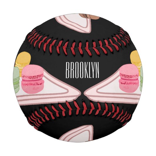 Abbildung des Macaron-Cartoon Baseball (Vorderseite)