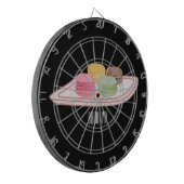 Abbildung des Macaron-Cartoon Dartscheibe (Vorderseite Links)