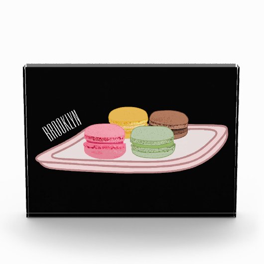 Abbildung des Macaron-Cartoon Fotoblock (Vorderseite)