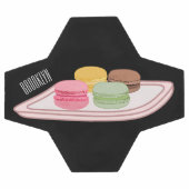 Abbildung des Macaron-Cartoon Fußball (Flach)