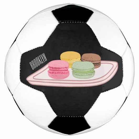 Abbildung des Macaron-Cartoon Fußball (Vorderseite)