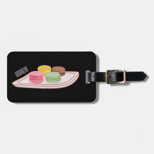 Abbildung des Macaron-Cartoon Gepäckanhänger