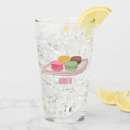 Abbildung des Macaron-Cartoon Glas (Rückseite Ice)
