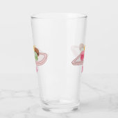 Abbildung des Macaron-Cartoon Glas (Links)