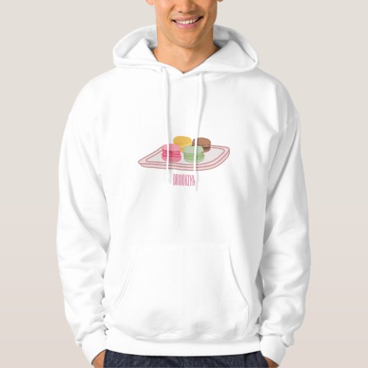 Abbildung des Macaron-Cartoon Hoodie (Vorderseite)