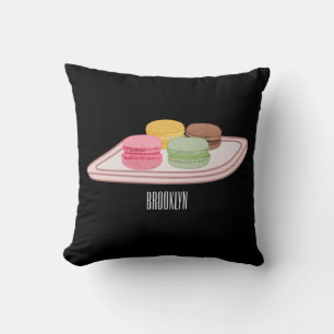 Abbildung des Macaron-Cartoon Kissen