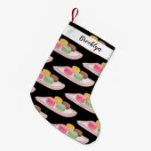 Abbildung des Macaron-Cartoon Kleiner Weihnachtsstrumpf (Vorderansicht (hängend))