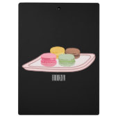 Abbildung des Macaron-Cartoon Klemmbrett (Rückseite)