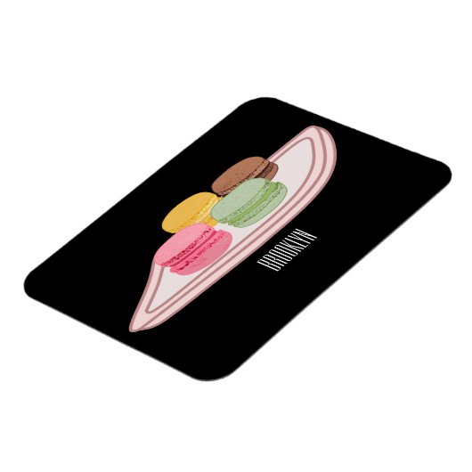 Abbildung des Macaron-Cartoon Magnet (Linke Seite)