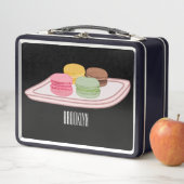 Abbildung des Macaron-Cartoon Metall Brotdose (Beispiel)