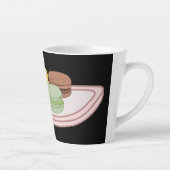 Abbildung des Macaron-Cartoon Milchtasse (Rechts)