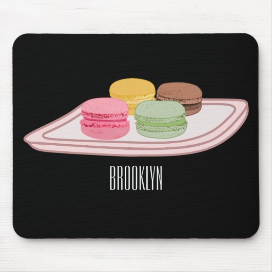 Abbildung des Macaron-Cartoon Mousepad (Vorne)