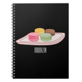 Abbildung des Macaron-Cartoon Notizblock (Vorderseite)