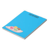 Abbildung des Macaron-Cartoon Notizblock (Rotiert)