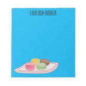 Abbildung des Macaron-Cartoon Notizblock (Vorderseite)
