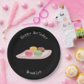 Abbildung des Macaron-Cartoon Pappteller (Party)