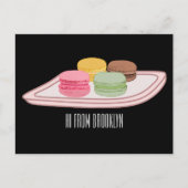 Abbildung des Macaron-Cartoon Postkarte (Vorderseite)