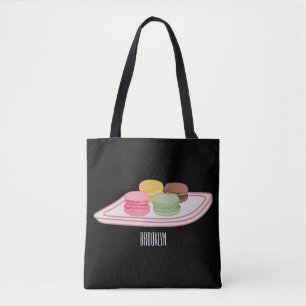 Abbildung des Macaron-Cartoon Tasche
