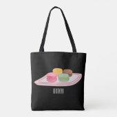 Abbildung des Macaron-Cartoon Tasche (Rückseite)