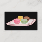 Abbildung des Macaron-Cartoon Visitenkarte (Rückseite)