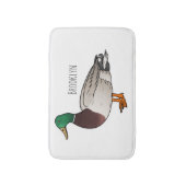 Abbildung des Mallard-Enten-Cartoon Badematte (Vorderseite Vertikal)