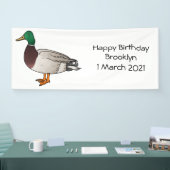Abbildung des Mallard-Enten-Cartoon Banner (Messe)