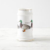 Abbildung des Mallard-Enten-Cartoon Bierglas (Mittel)