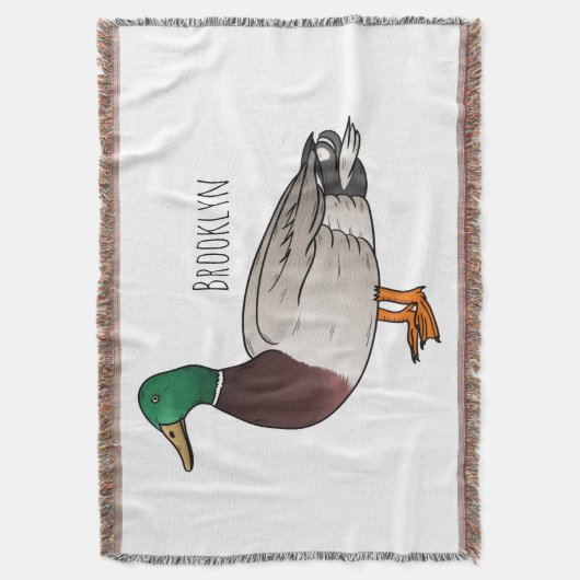 Abbildung des Mallard-Enten-Cartoon Decke (Vorderseite Vertikal)