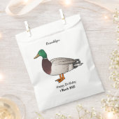 Abbildung des Mallard-Enten-Cartoon Geschenktütchen (Ausgeschnitten)