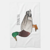 Abbildung des Mallard-Enten-Cartoon Geschirrtuch (Vertikal)