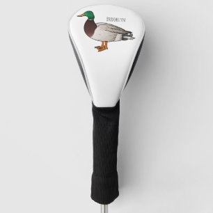 Abbildung des Mallard-Enten-Cartoon Golf Headcover