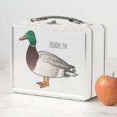Abbildung des Mallard-Enten-Cartoon Metall Brotdose (Beispiel)