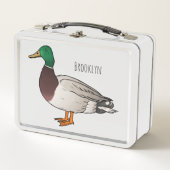 Abbildung des Mallard-Enten-Cartoon Metall Brotdose (Vorderseite)