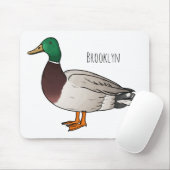 Abbildung des Mallard-Enten-Cartoon Mousepad (Mit Mouse)