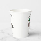 Abbildung des Mallard-Enten-Cartoon Pappbecher (Rechts)