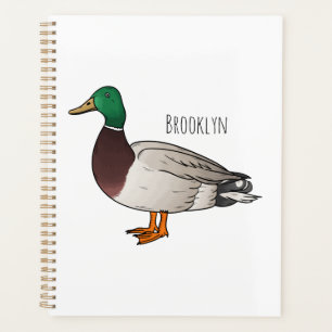 Abbildung des Mallard-Enten-Cartoon Planer