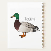 Abbildung des Mallard-Enten-Cartoon Planer (Rückseite)