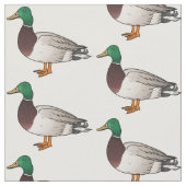 Abbildung des Mallard-Enten-Cartoon Stoff (Nahaufnahme)