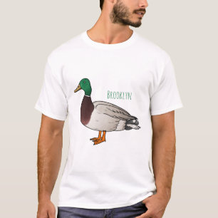 Abbildung des Mallard-Enten-Cartoon T-Shirt