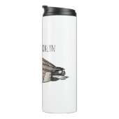 Abbildung des Mallard-Enten-Cartoon Thermosbecher (Nach rechts gedreht)